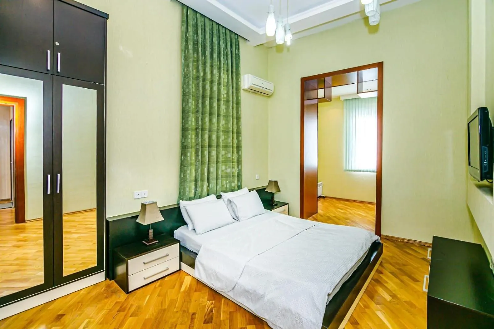 Isr Plaza Otel Apartment Bedroom And Sofa Baku